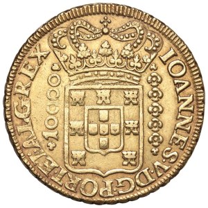 Foreign coins - BRASILE João V (1706-1750) 10.000 Reis 1725 - KM 116 AU...