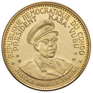 Foreign coins - CONGO 10 Franchi 1965 - Fr. 5 AU (g 3,23)...