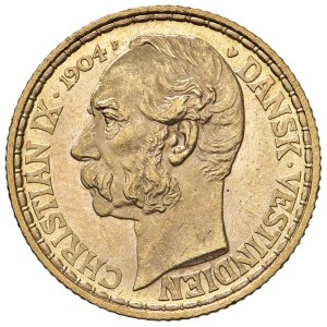 Foreign coins - DANISH WEST INDIES 4 Daler 1904 - Fr 2 AU (g 6,45)...