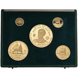 Foreign coins - ETIOPIA Haile Selassie I (1941-1974) 200, 100, 50, 20 e...
