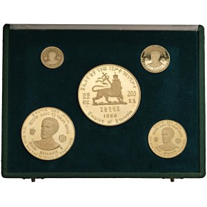 Foreign coins - ETIOPIA Haile Selassie I (1941-1974) 200, 100, 50, 20 e...