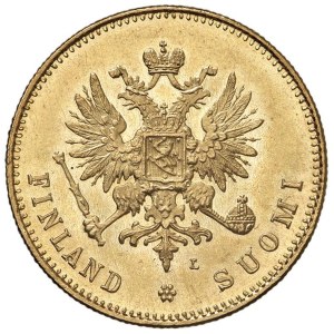 Foreign coins - FINLANDIA 20 Markkaa 1891 - Fr. 2 AU (g 6,46) Minimo co...