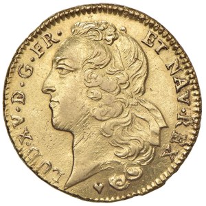 Foreign coins - FRANCIA Luigi XV (1715-1774) Doppio Luigi 1747 BB - KM ...