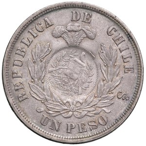 Foreign coins - GUATEMALA Peso 1894 - KM 216 AG (g 25,00) Bella patina....