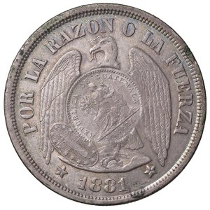 Foreign coins - GUATEMALA Peso 1894 - KM 216 AG (g 25,00) Bella patina....