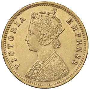 Foreign coins - INDIA Vittoria (1837-1891) Mohur 1884 Calcutta - KM 496...