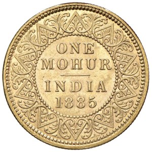 Foreign coins - INDIA Vittoria (1837-1901) Mohur 1885 zecca di Calcutta...