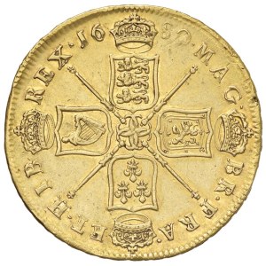 Foreign coins - INGHILTERRA Carlo II (1660-1685) 5 Guineas 1680 - KM 44...