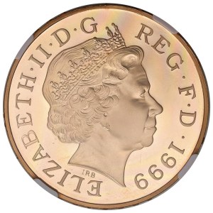 Foreign coins - INGHILTERRA Elisabetta II (1952-2022) 5 Sterline 1999 -...