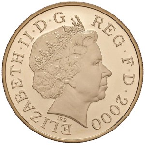 Foreign coins - INGHILTERRA Elisabetta II (1952-2022) 5 Sterline 2000 -...