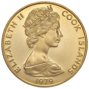 Foreign coins - ISOLE COOK Elisabetta II (1952-2022) 100 Dollari 1979 -...