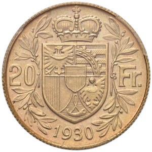 Foreign coins - LIECHTENSTEIN Franz I (1929-1938) 20 Franchi 1930 - KM ...