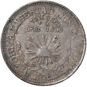 Foreign coins - MESSICO Guerrero - Taxco Peso 1915 - KM 672 Electrum (g...