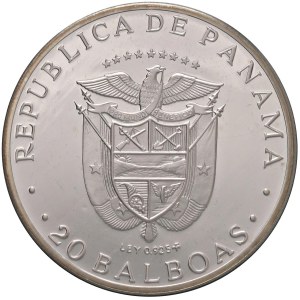 Foreign coins - PANAMA 20 Balboas 1971 150° anniversario dell'indipende...