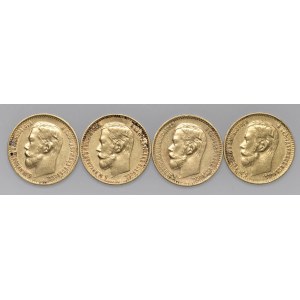 Foreign coins - RUSSIA Nicola II (1894-1917) 5 Rubli 1898 e 1899 (3) - ...