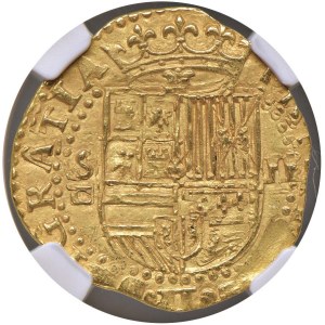 Foreign coins - Filippo II (1556-1598) Siviglia - 2 Escudos - Fr. 169; ...