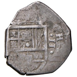 Foreign coins - Filippo III (1598-1621) Toledo - 2 Reales - crf. Cal. t...