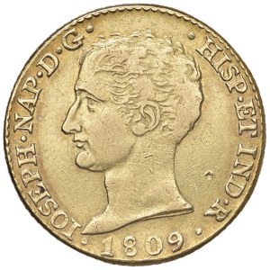 Foreign coins - Giuseppe Napoleone (1808-1813) 80 Reales 1809 - KM 542;...