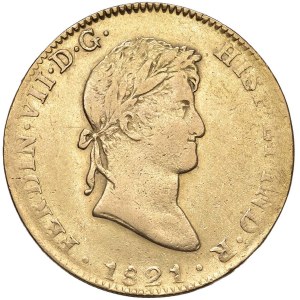 Foreign coins - Ferdinando VII (1808-1821) Messico - 8 Escudos 1821 JJ ...