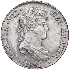 Foreign coins - Ferdinando VII (1808-1833) Sevilla - Real 1831 - KM 462...
