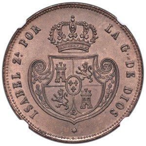 Foreign coins - Isabella II (1833-1868) Segovia - 1/2 real 1850 - Cal. ...