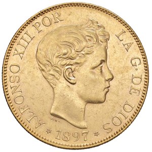 Foreign coins - Alfonso XIII (1886-1931) 100 Pesetas 1897 (1897) SGV - ...