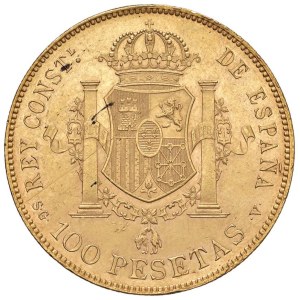 Foreign coins - Alfonso XIII (1886-1931) 100 Pesetas 1897 (1897) SGV - ...