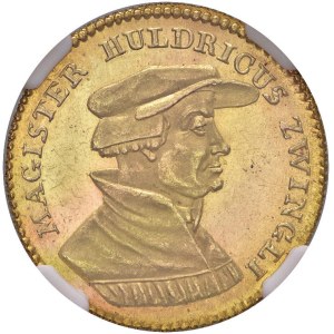 Foreign coins - SVIZZERA Zurigo - Ducato 1819 - KM XM2; Fr. 490 AU In s...