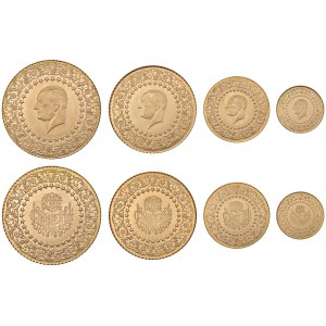 Foreign coins - TURCHIA 500 e 250 Kurus 1968; 100 Kurus 1967 e 50 Kurus...