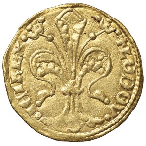 Foreign coins - UNGHERIA Louis I (1342-1382) Goldgulden Buda - Fr. 3; H...