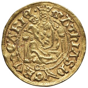 Foreign coins - UNGHERIA Matthias I Corvinus (1458-1490) Goldgulden Nag...