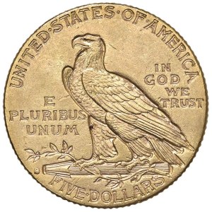 Foreign coins - USA 5 Dollari 1914 - KM 129 AU (g 8,37)...