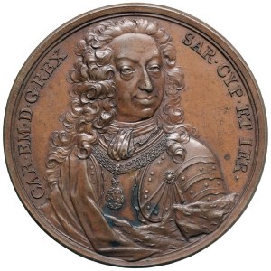 Savoy medals - MEDAGLIE DEI SAVOIA-REGNO DI SARDEGNA. Carlo Emanuele I...