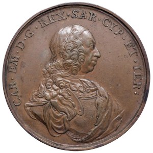 Savoy medals - MEDAGLIE DEI SAVOIA-REGNO DI SARDEGNA. Carlo Emanuele I...