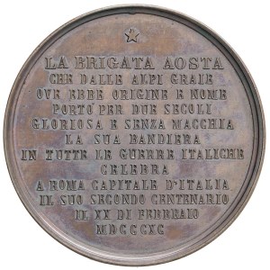 Savoy medals - MEDAGLIE DEI SAVOIA Umberto I (1878-1900) Medaglia 1890...