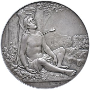 Savoy medals - SAVOIA San Sebastiano Martire Medaglia coniata 1900 Arc...