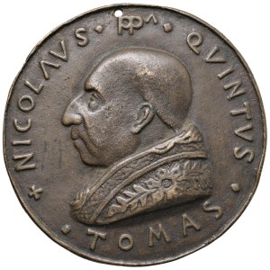 Papal medals - Nicoló V (1447-1455) Medaglia (1455) a ricordo del pont...
