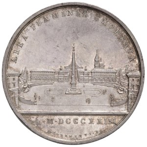 Papal medals - Pio VII (1800-1823) Medaglia 1823 A. XXIV Sistemazione ...