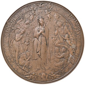 Papal medals - Pio IX (1846-1878) Grande Placca uniface 1854 Dogma del...