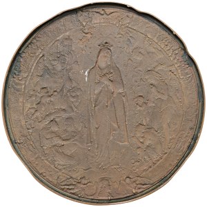 Papal medals - Pio IX (1846-1878) Grande Placca uniface 1854 Dogma del...