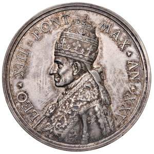 Papal medals - Leone XIII (1878-1903) Medaglia 1902 A. XXV Anniversari...