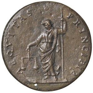 Character medals - Ottavio Farnese (1524-1586) Medaglia da fusione senza d...