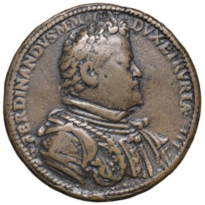 Character medals - Ferdinando I Medici (1587-1609) Medaglia da fusione 158...