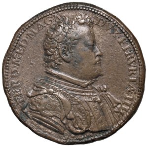 Character medals - Ferdinando I Medici (1587-1609) Medaglia da fusione 159...