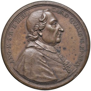 Character medals - Angelo Maria Querini (1680-1755) Medaglia 1752 Al Cardi...