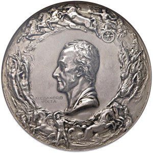 Character medals - Alessandro Volta (1745-1827) Medaglia coniata di massim...