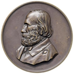 Character medals - Giuseppe Garibaldi (1807-1882) Medaglia 1887 Pellegrina...