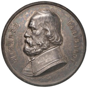 Character medals - Giuseppe Garibaldi (1807-1882) Medaglia 1892 Erezione d...