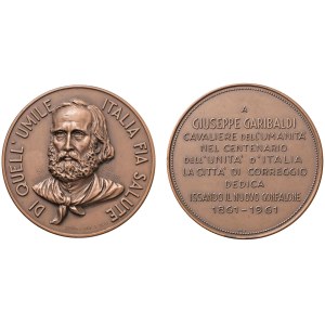 Character medals - Giuseppe Garibaldi (1807-1882) Pair of medals 1961 ...