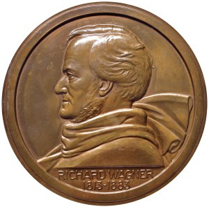 Character medals - Richard Wagner (1813-1883) Medaglia coniata di massimo ...